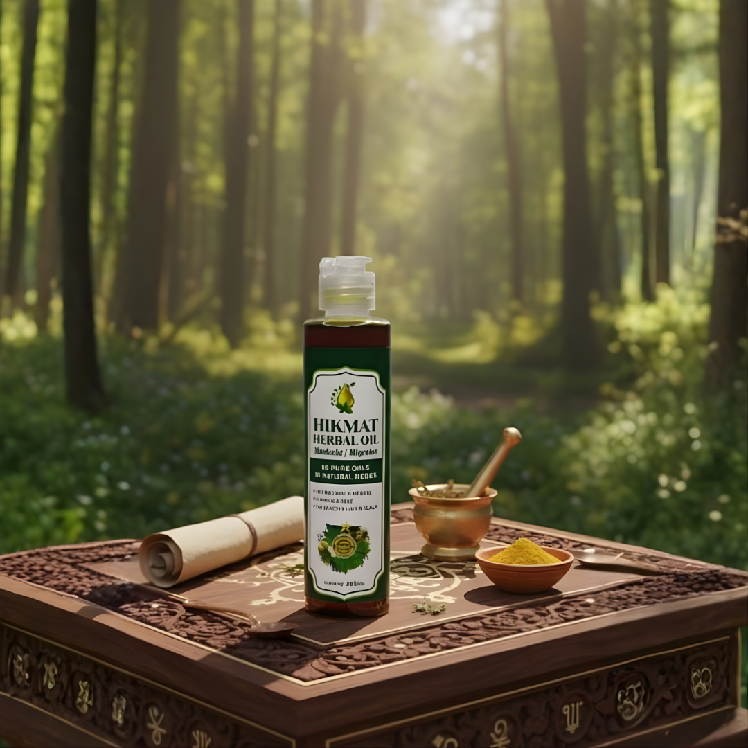 Hikmat Oil Headache & Migraine 100ML - Hikmat Oil