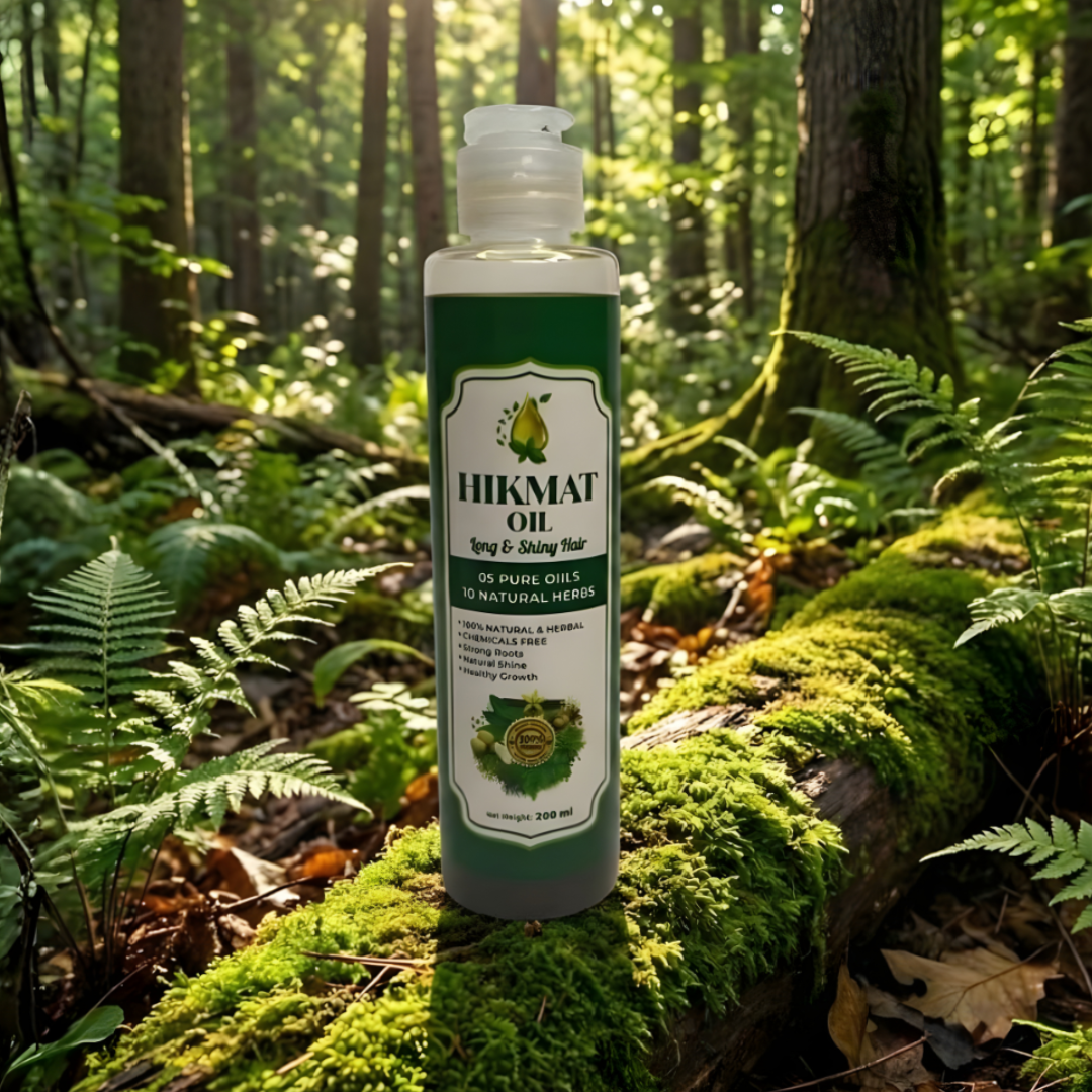 Hikmat Oil Long & Shiny Hair 200 Ml - Hikmat Oil